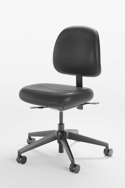 Cramer Fusion r+ Lab Chair, Cleanroom ISO Class 5, Desk Height