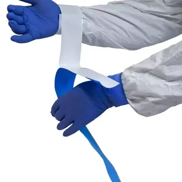Micronova Sterile CuffStrip Cleanroom Tape, Polyethylene, 3" x 18" strips, 200 Pairs/case