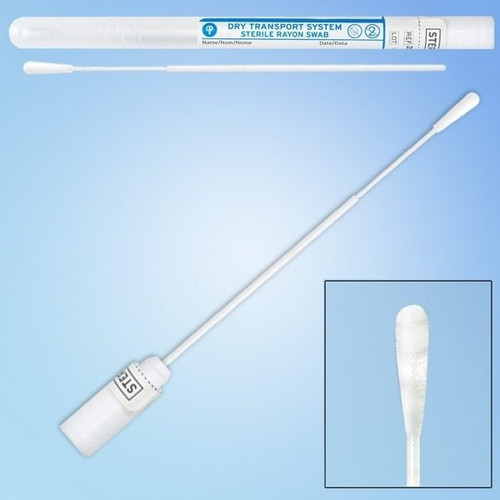 Puritan Medical Products  Sterile HydraFlock Swab with Transport Tube, Elongated Tip, 500/case