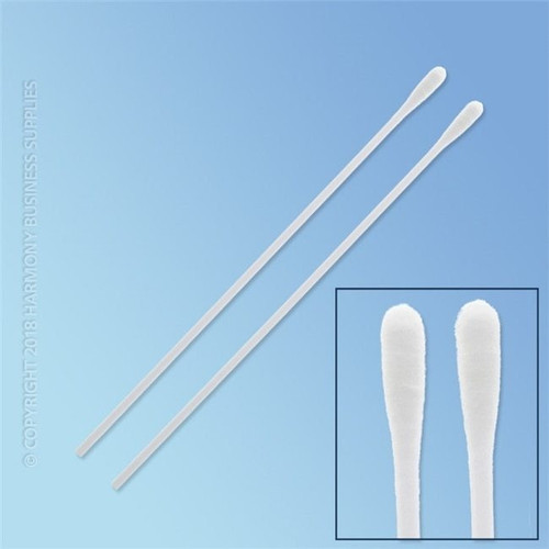 Puritan Medical Products  Puritan Sterile Double Polyester Swabs, Regular Tip, 6 in., Polystyrene Shaft