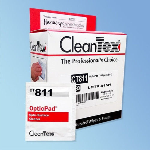 CleanTex CT811 Optic Pad Wipes - Harmony Lab & Safety Supplies