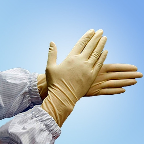 UG Healthcare LPF9-100 V-Clean 9 and 12 in. Latex Cleanroom Gloves, 1000/case