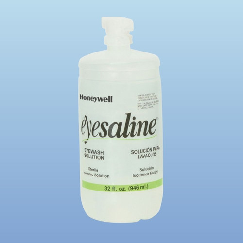 Honeywell 32-000455-0000-H5 Eyesaline Eyewash with Extended Flow Nozzle, 32 oz., each