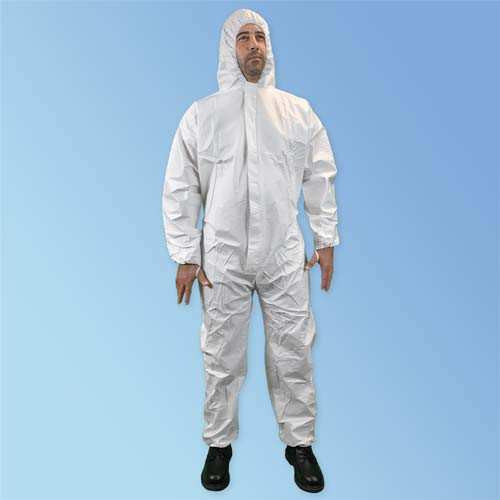 Keystone CE-CVL-KG-HE Microporous Cleanroom Coveralls
