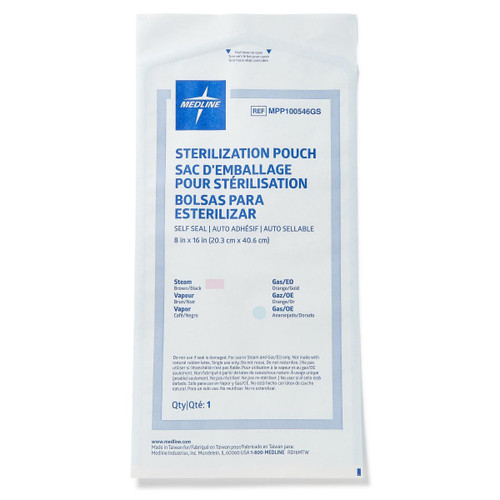 Medline  Sterilization Pouches, 8 x 16 in.