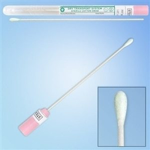 Puritan Medical Products 25-806 1PC BT Sterile Cotton Swab, Transport Tube
