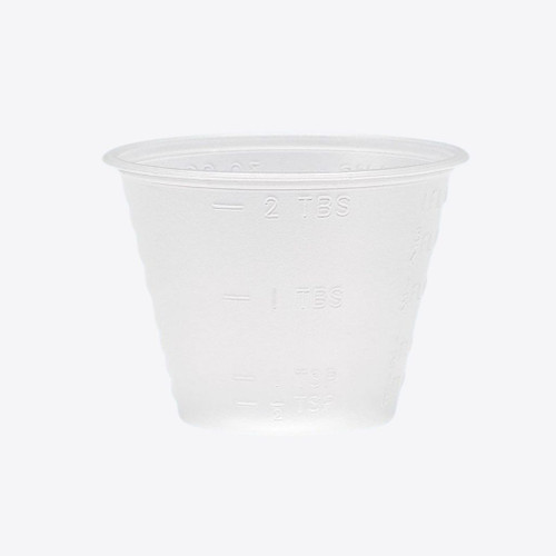 Graduated Disposable Cold Plastic Drinking Cups, Translucent (SHRCDL101) -  Medical Supply Group