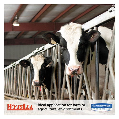 Essuyeurs WypAll® Nettoyage des Surfaces L10 7202, Maxi Bobine - 1 bobine  de 1 000 formats, 1 épaisseur, blancs