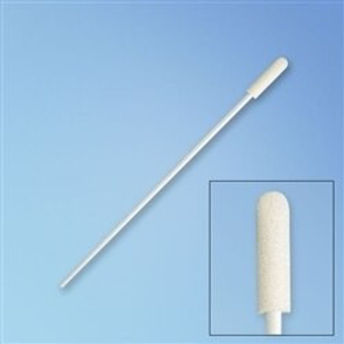 Puritan Medical Products 1616-PF Puritan Foam Swab, Cylindrical Tip, 6 in.,  Semi-Flexible Polypropylene Shaft