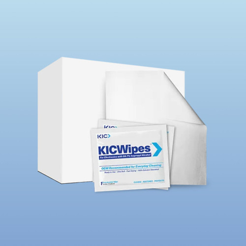 KIC Team K2-WIT100 Alcohol Wipe, 99.7% Alcohol, 100/Box