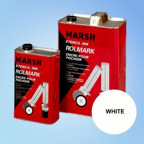 RWQ Marsh Rolmark White Ink