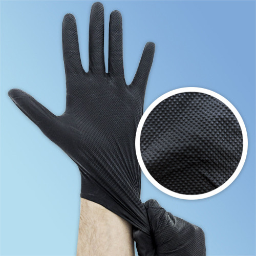 Rubber Orange & Black Heat Resistant Hand Gloves at Rs 300/pair in
