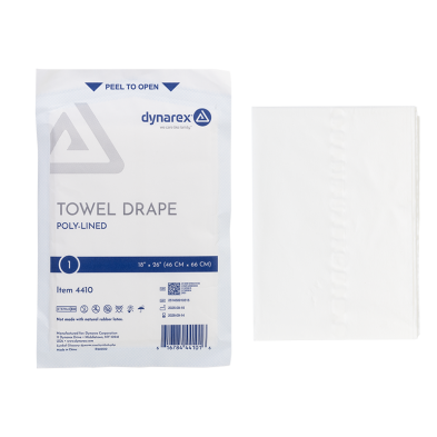 Dynarex Disposable Drape Sheets, Sterile, Plain, 18" x 26"