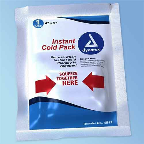 4511 Dynarex Instant Cold Pack, 4" x 5"