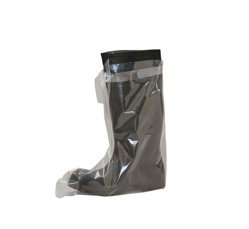 Keystone Sani-Boot Heavy Duty Waterproof 4 Mil Clear Polyethylene Boot Cover, 125 pairs/case