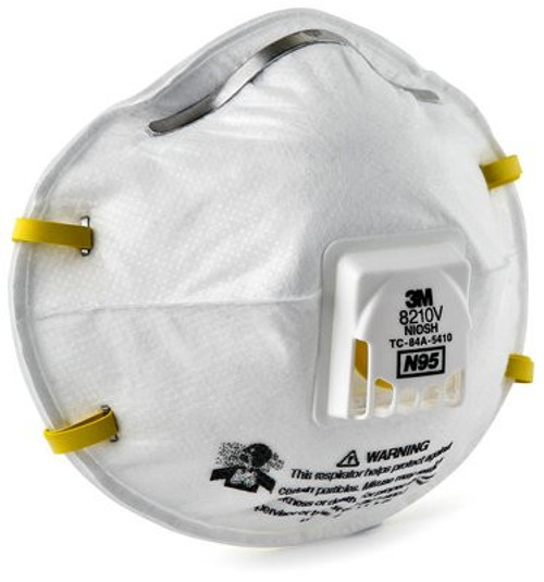 3M 8210V N95 Disposable Respirator Masks with Valve at Harmony