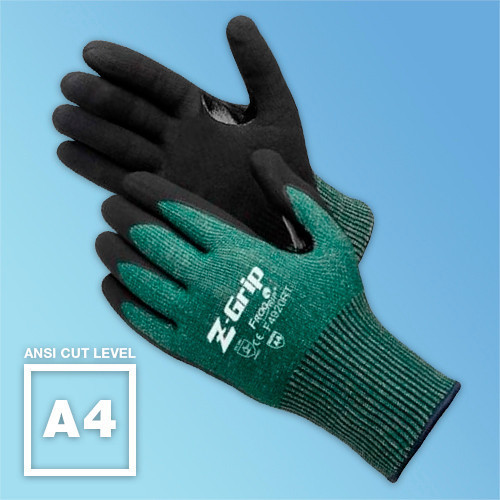 Z-Grip Cut Resistant Nitrile Micro-Foam Coated Gloves