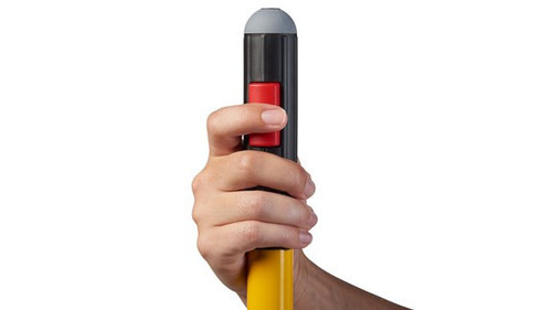Rubbermaid® Commercial HYGEN™ Pulse Microfiber Spray Mop System, 17 Wide  Microfiber Head, 52 Yellow Plastic Handle