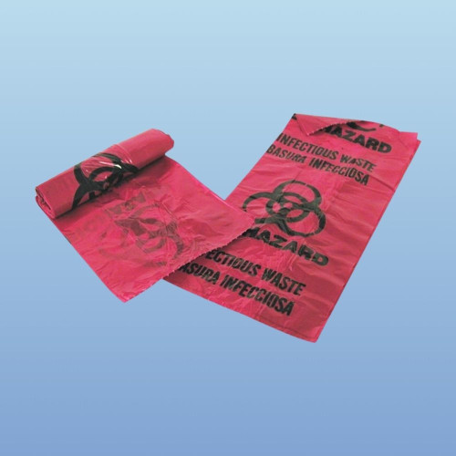 Red Biohazard Infectious Waste Disposal Bag, 1 Gal., 200/box