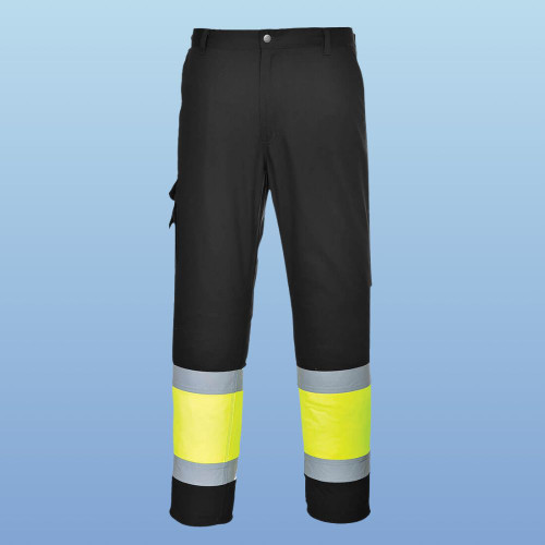 Orange Hi Vis Combat Trousers - Brook Hi Vis - Fast UK Delivery