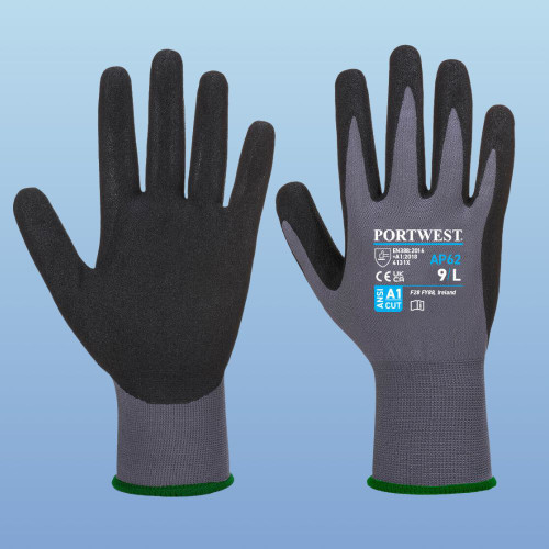 Portwest AP62 Water-resistant Sandy Nitrile Coated Glove, 1/pr