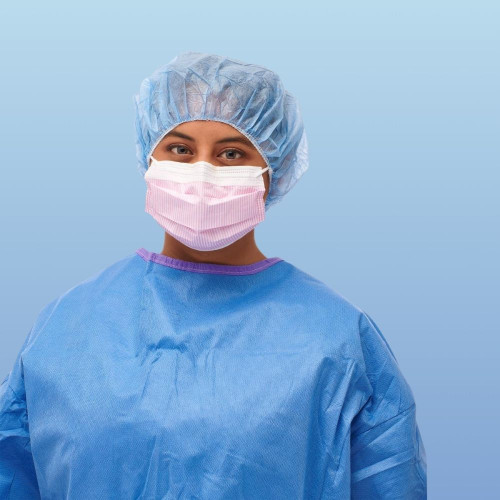 Medline NON27412EL ASTM 3 Procedure Face Masks with Earloops