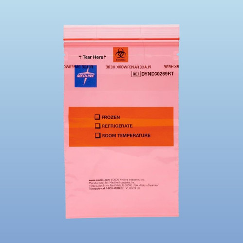 EZ-Tear Biohazard Specimen Transport Bags - Lab Supplies