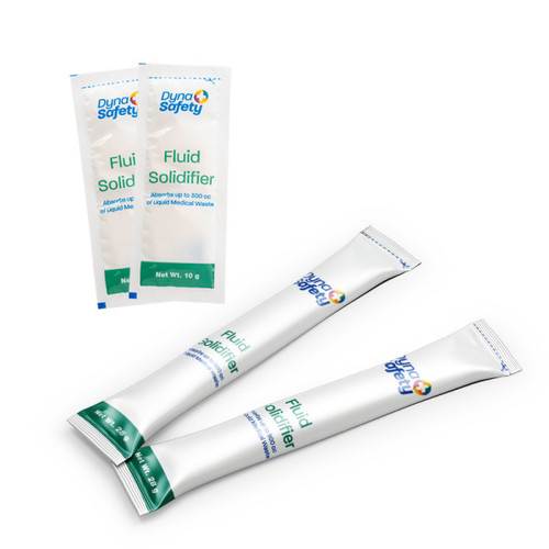 Dynarex Liquid Medical Waste Fluid Solidifier, 200/case