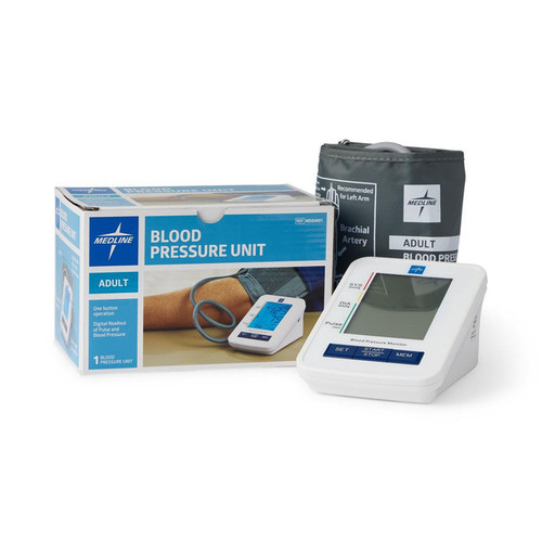 Medline Digital Blood Pressure Monitor with Univ Cuff 1Ct