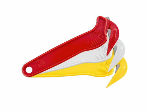 Pacific Handy Cutter RSC-432 Restaurant Safety Cutter with Auto-Locking  Safety Hood, Disposable, Food-Safe NSF Certified Safety Box Cutter