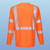 Portwest S192 Long Sleeve Safety T-Shirt, Ribbed Cuff, Orange (S192)