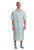 Medline Patient Gown with Angle Back and Side Ties, Spectrum Blue (MDTPG4RTSSPB)