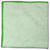 Medline Microfiber Cleaning Cloth, 16" x 16", Lightweight, Light Green (MDT217672)