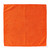 Medline Microfiber Cleaning Cloth, 16" x 16", Lightweight, Light Orange (MDT217673)