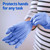 SensiCare Ice Powder-Free Nitrile Exam Gloves, Violet Blue, 3.6 mil, Size XS-XL, 2500/case
