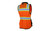 Kishigo Premium Black Series Women's Heavy Duty Surveyors Vest, Orange (S5022)