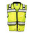 Kishigo High Performance Surveyors Lime Safey Vest (S5004)