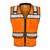 Kishigo High Performance Surveyors Orange Safey Vest (S5005)