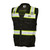 Kishigo Enhanced Visibility Professional Utility Black Safety Vest (B500)