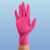 Dynarex 6723 AloeSkin Pink Nitrile Medical Exam Gloves