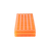 Dynarex Reversible Microcentrifuge Tube Rack for 0.5mL and 1.5mL Tubes, Orange, 60-Place