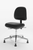 Cramer ESD Fusion r+ Lab Chair, Cleanroom ISO Class 5, Black, 4-way Adjust, Desk or High Height