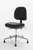 Cramer ESD Fusion Lab Chair, Cleanroom ISO Class 5, Black, 4-way Adjust, Desk or High Height