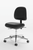 Cramer ESD Fusion Lab Chair, Cleanroom ISO Class 5, Black, 4-way Adjust, Desk or High Height