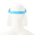 Medline  Disposable Face Shield with Foam Top and Elastic Band, Full Length, 7" Long, 24/box