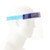 Medline  Disposable Face Shield with Foam Top and Elastic Band, Full Length, 7" Long, 24/box