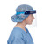 Medline  Disposable Face Shield with Foam Top and Elastic Band, Full Length, 7" Long, 24/box