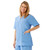 Medline AngelStat Style 893 Women's V-Neck Tunic Scrub Top with 2 Pockets, 6 Colors Options