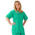Medline AngelStat Style 893 Women's V-Neck Tunic Scrub Top with 2 Pockets, 6 Colors Options