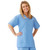 Medline AngelStat Style 893 Women's V-Neck Tunic Scrub Top with 2 Pockets, 6 Colors Options